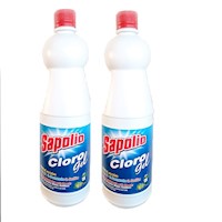 Cloro Gel Sapolio Pack x 2 botellas 980 ml.